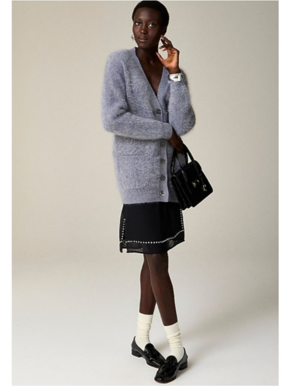 J.Crew Spring Street Cashmere Oversized Cardigan